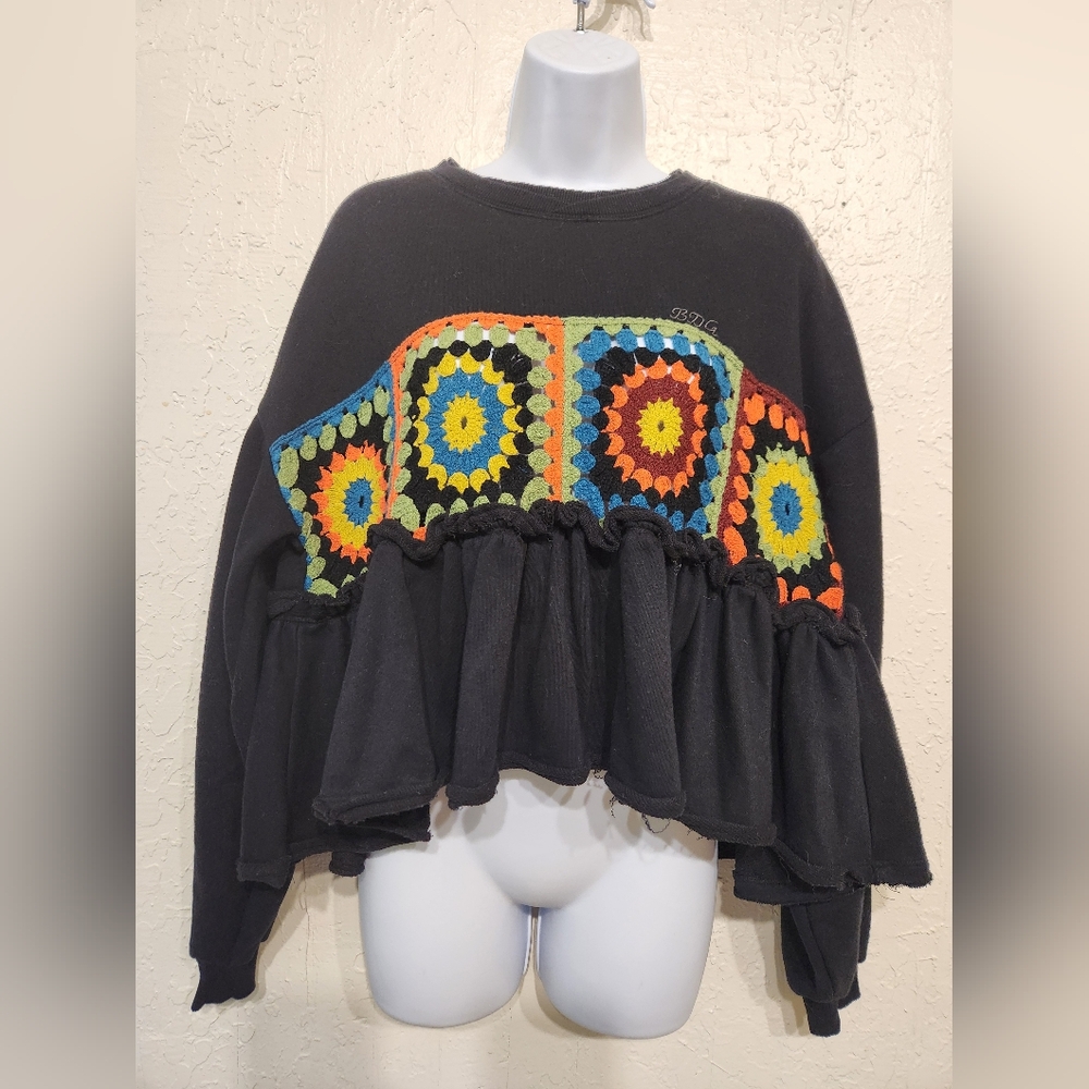 BDG Lake Crochet Babydoll Top Size Small NWOT - Picture 4 of 6